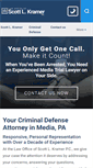 Mobile Screenshot of criminallawyerdelawarecountypa.com